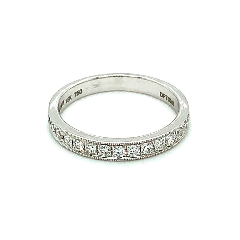 0.30ct round brilliant diamond eternity ring, 18kt white gold, G/H colour, SI clarity